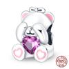 Original Owl Beads 100% 925 Silver Lucky Cat Elephant Charms Fit Original 925 Bracelet DIY Jewelry Making Women's Gift