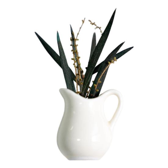 Mini Vase Refrigerator Magnet with Dried Flower Home Office Kitchen Locker Fridge 3D Miniature Flower Vase Magnetic Decoration Ornament