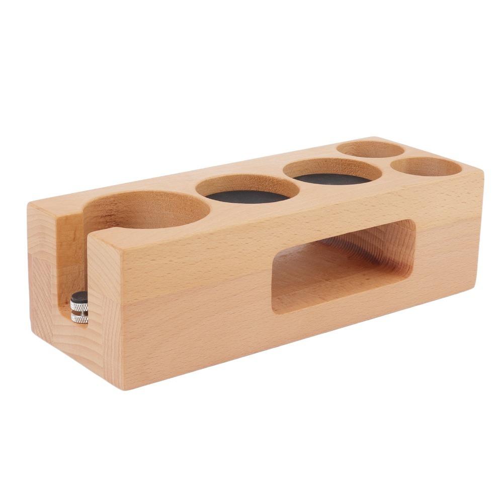 5 Hole Coffee Tamping Station Non-Slip Design Espresso Tamping Station For Cafes