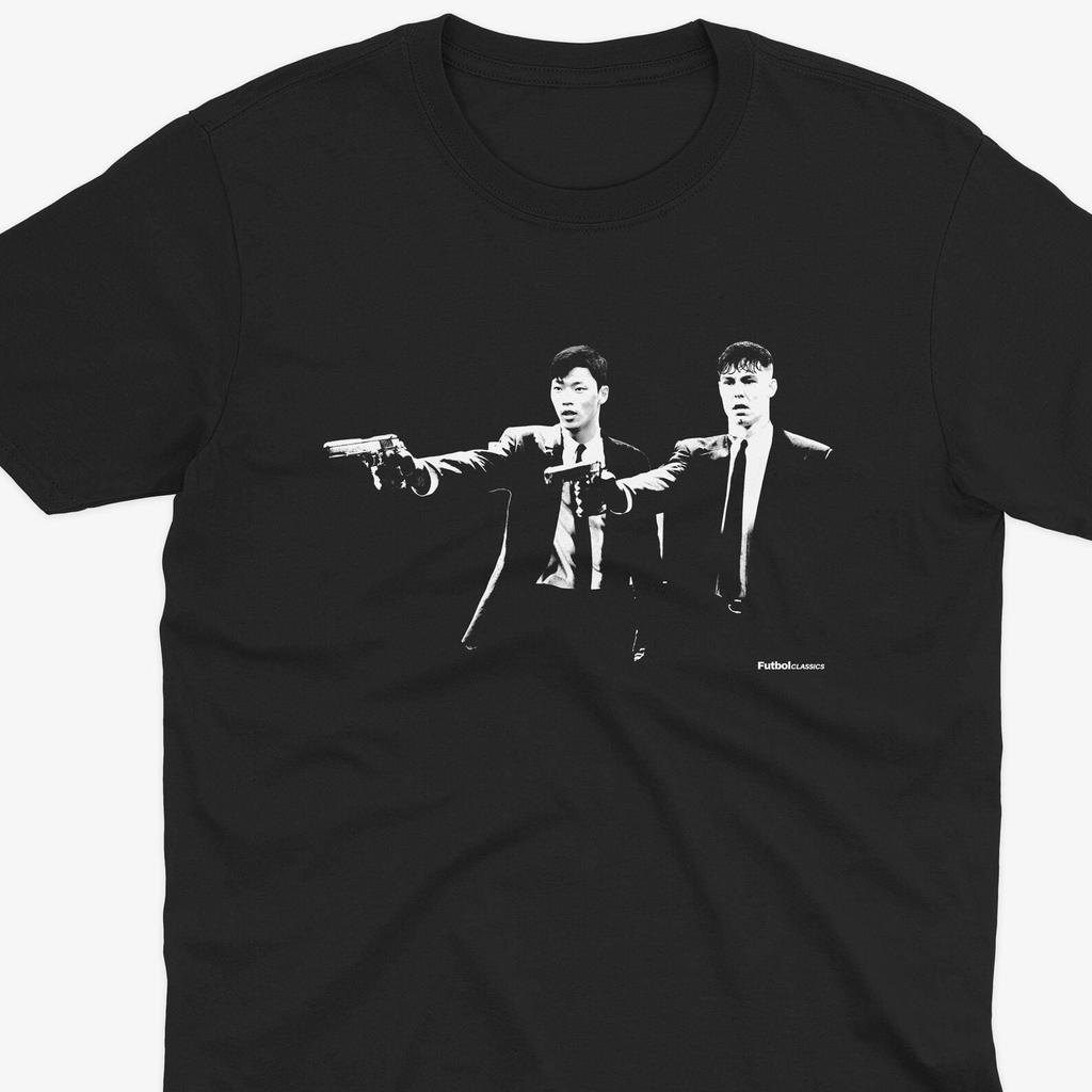 Hee-Chan Hwang & Jorgen Strand Larsen Pulp Fiction Style T Shirt | Wolverhampton Wanderers T Shirt | Wolves Fan | Cunha Wolves | Wolves Gift