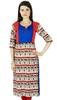 Bimba Womens 3 4 Sleeve Rayon Kurta Regular Fit Printed Kurti Indian Casual