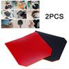 2x/kit Rubber Pips-in Table Tennis Racket Sponge Fit Ping Pong Paddle Red/Black