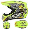 Child Motocross Helmet Cross-country Motorcycle Boys Girls MX MTB 4 5 6 7 8 9 10 11 12 13 Years Old Racing Off-road Protect Kid