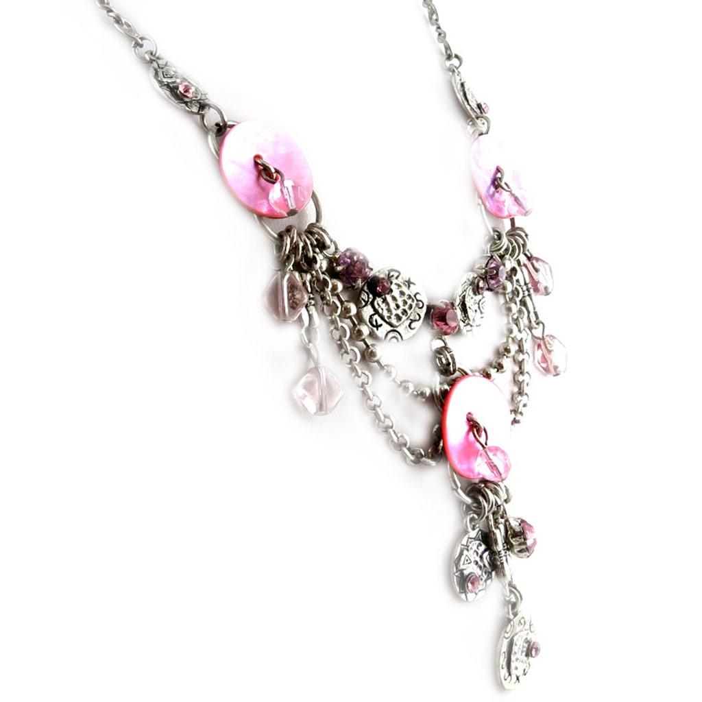 Les Trésors De Lily [E1375] - Дизайнерское колье «Воспоминания о прошлом», розовое