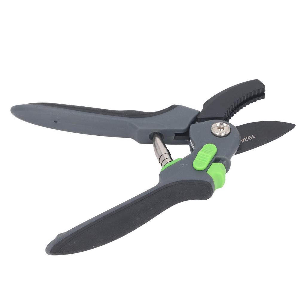 Ratchet Pruning Shears Heavy Duty Gardening Tool Tree Trimming Bypass Hand Pruner 8.5in for