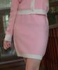 Celtio Women'S Line Point Soft Knit Skirt Pink