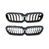 BMW 2021-23 5 Серия G30/G38 Глянцевый Черный M5 Углеволоконная Решетка Воздухозаборника