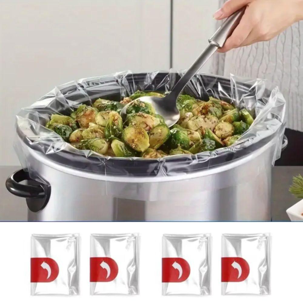 10pcs Nylon-Blend Slow Cooker Liner Heat Resistance Oven Chicken Bag Turkey Baking Bag Cooking