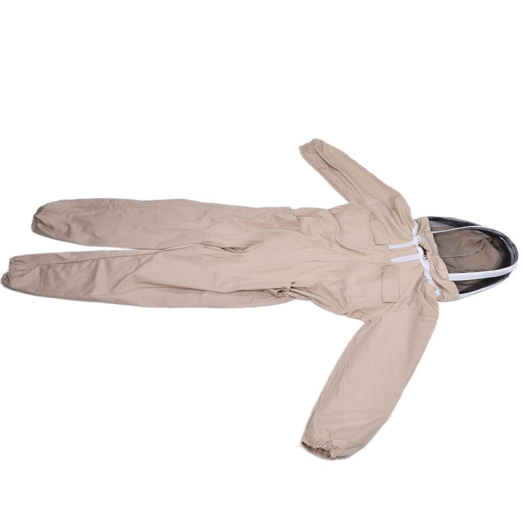 Костюм для пчеловодства, цельный, на молнии, съемная вуаль, шляпа для пчеловодства, принадлежности для пчеловодства, одежда для пчеловодства