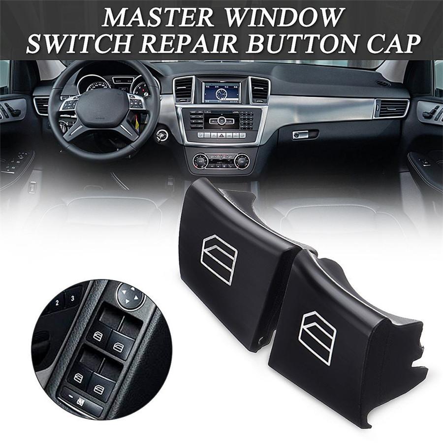 2 X Master Window Switch Repair Button Cap For Mercedes-Benz ML GL R Class W164