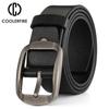 Мужские ремни из натуральной кожи высокого качества с пряжкой, брендовые джинсовые ремни для мужчин, повседневные мужские ремни из телячьей кожи для отдыха HQ219