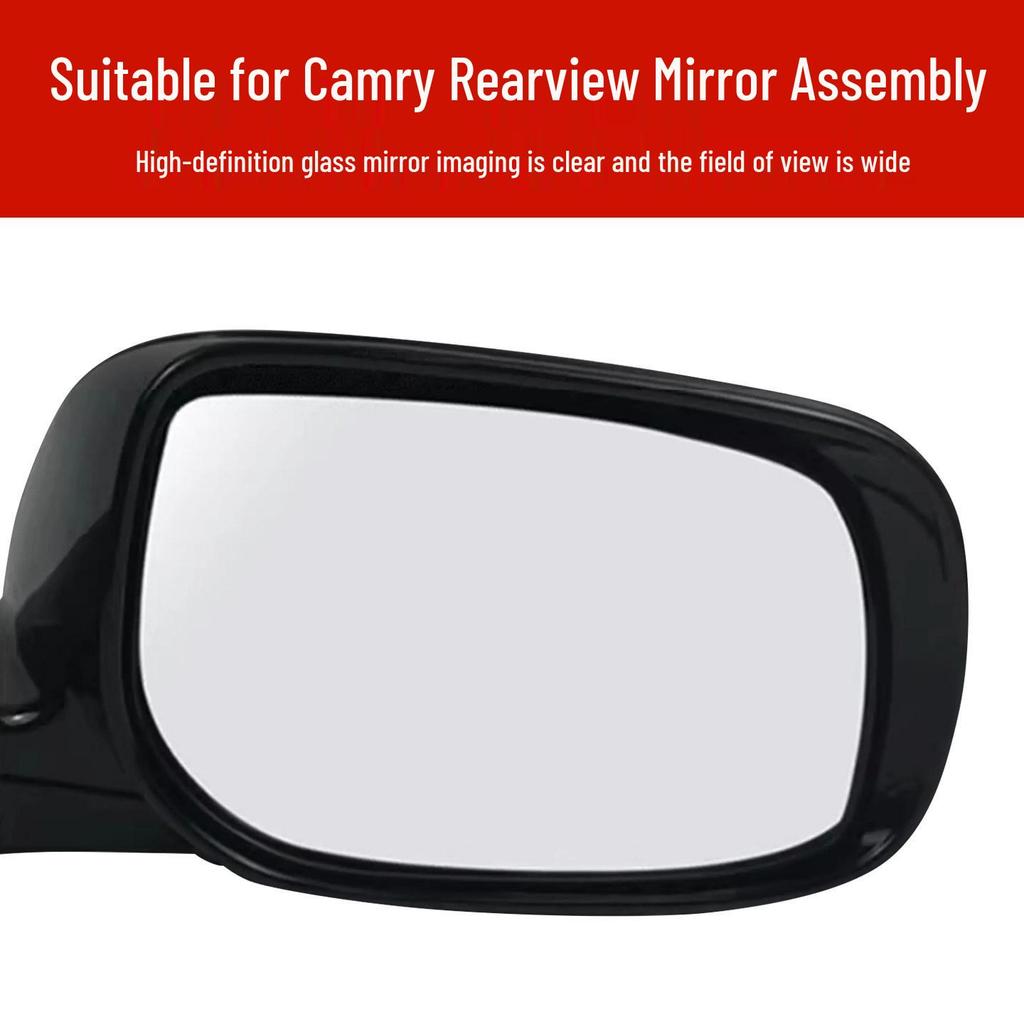 Toyota Camry (06-13) Rearview & Side Mirror Assembly - 6th Gen, Left & Right Reflective Mirrors