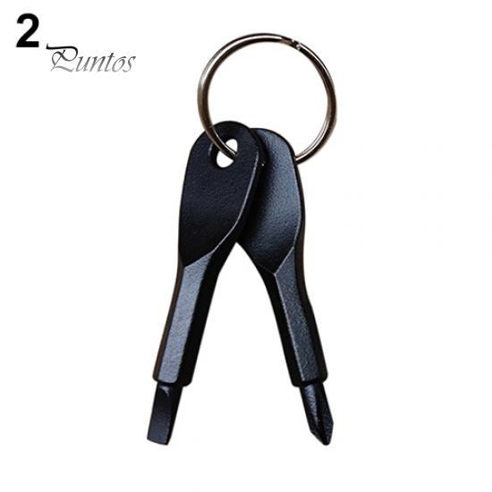 Набор отверток-брелоков с 2 ключами EDC Многофункциональный карман