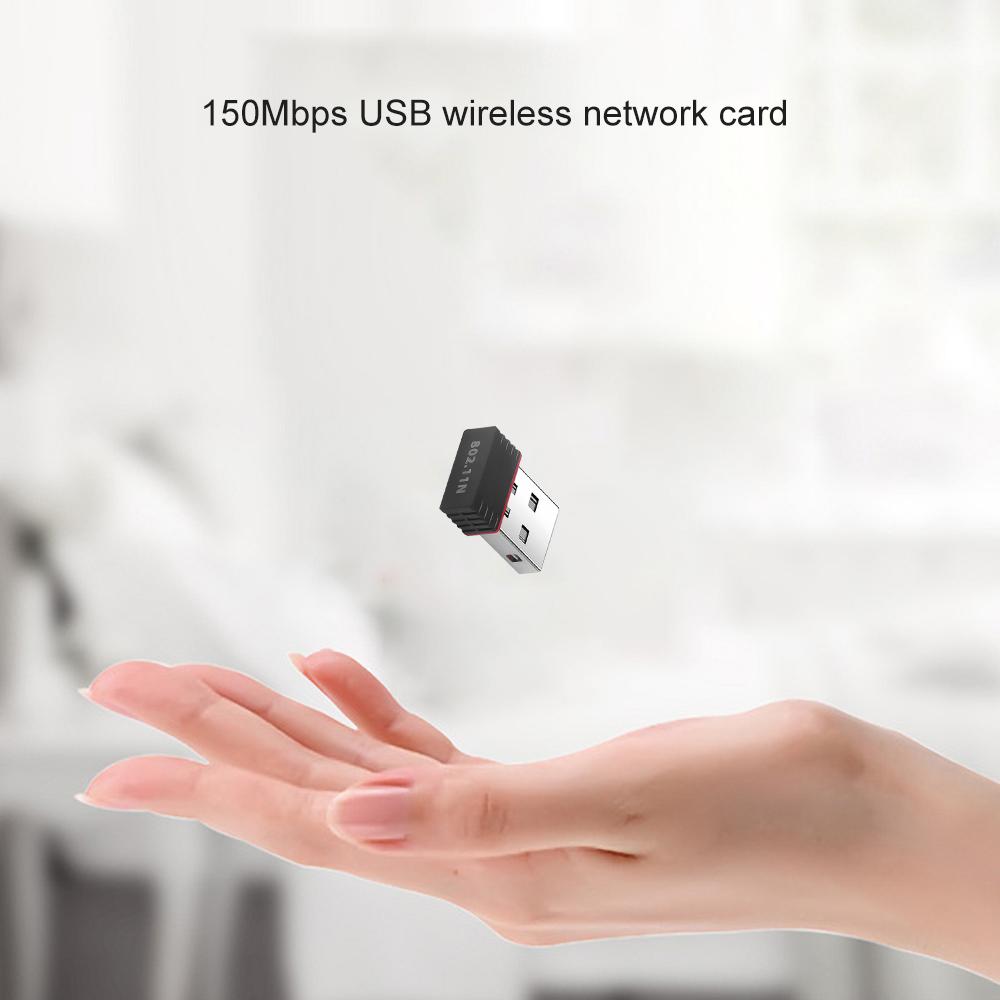 150 Мбит/с USB 2.0 Wi-Fi адаптер 2.4G Мини беспроводная сетевая карта 802.11 Ngb RTL8188 Сетевой адаптер USB Ethernet Wi-Fi приемник для настольного ПК