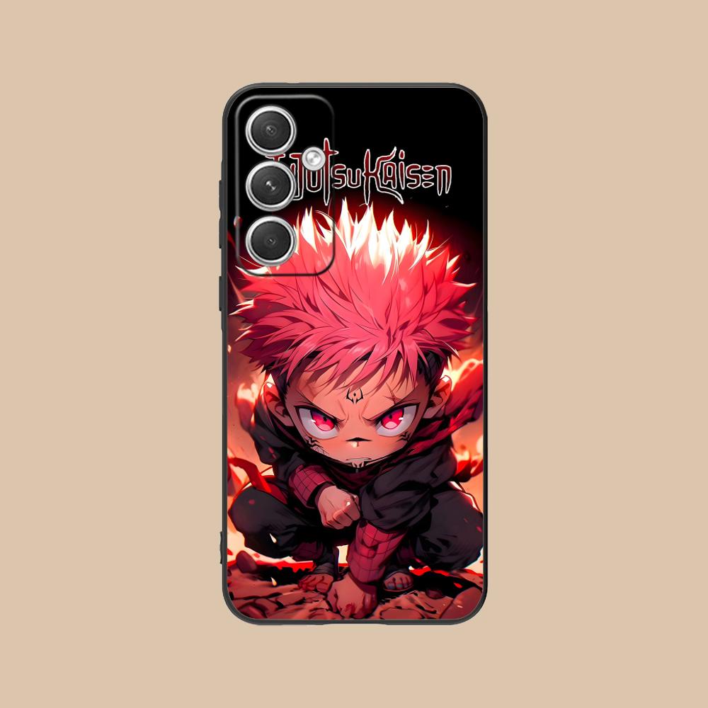 Jujutsu Kaisen Sukuna Mobile Phone Case for Samsung Galaxy S26 S25 S24 S23 S22 S21 S20 Note20 Plus FE Ultra Colorful Cover