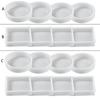Placemat Tray Molds DIY Coaster Molds Silicone Tray Molds Epoxy Resin Casting Molds for DIY Casting Home Decoration