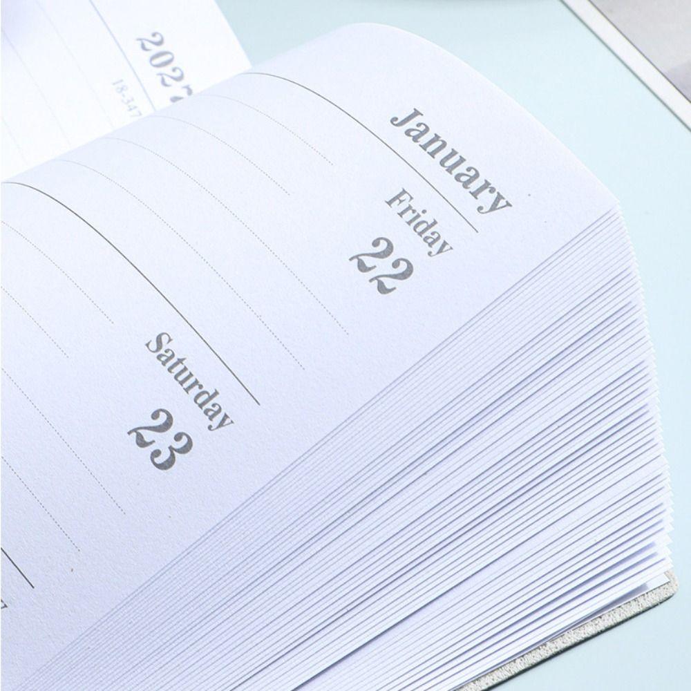 Wear-resistant 2027 Schedule Planner Notepad A6 Office Work Planner Diary Writing Pads Business