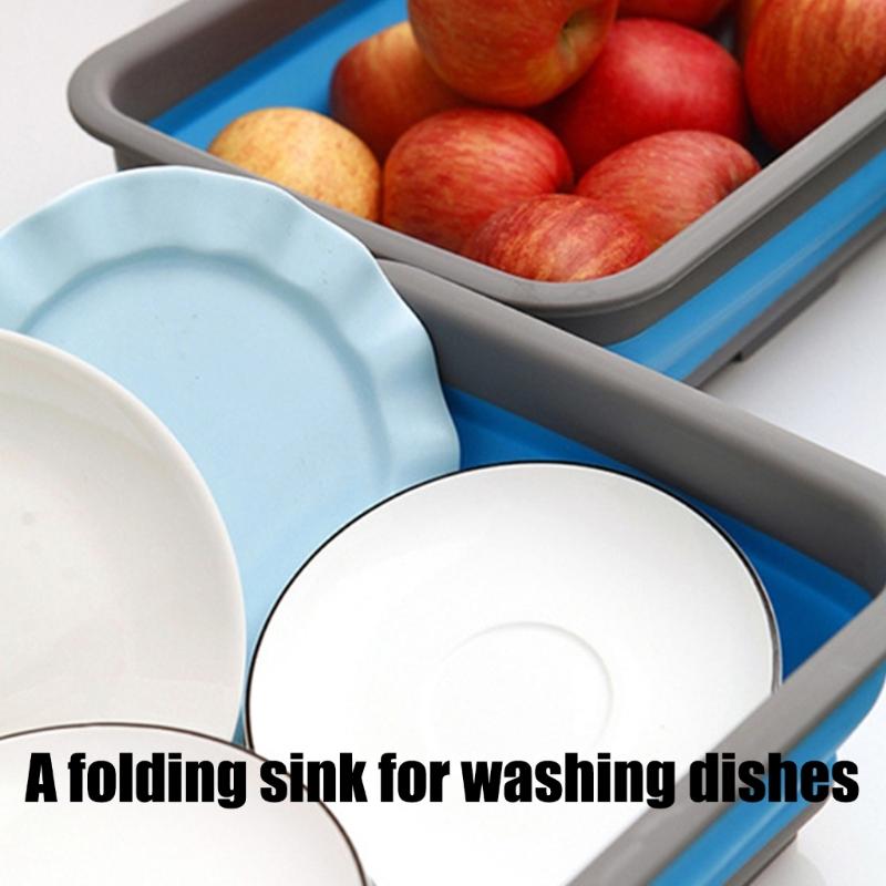 Outdoor Camp Basins Portable Foldable Foot Basin Convenient Foot Soaking Bath for Travel Camping Home Use Enduring