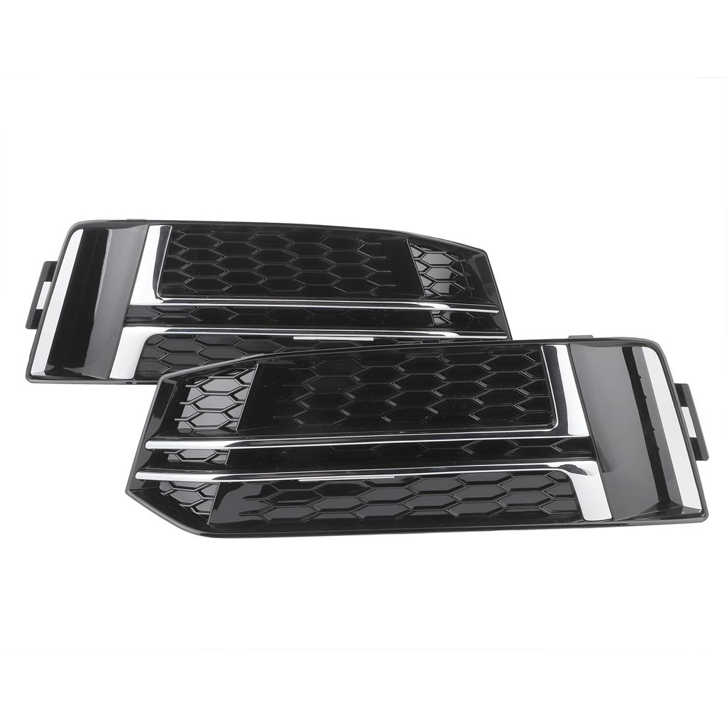 2pcs Front Bumper Lower Grille Black 8W0807681F Replacement Fit for A4 S4 B9 20162018
