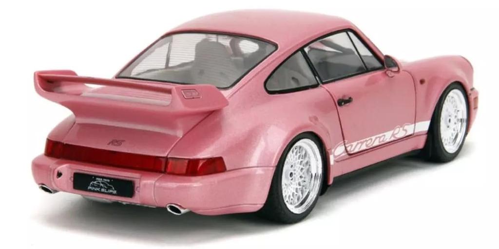 Kyosho Jada Toys PINK SLIP Series Porsche 911 Carrera RS Pink Finished Model JADA35727 1/18 (964)