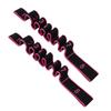 2PCS Stretching Strap with Loops 8 Segment Fitness Stretch Band for Stretching Equipment Exercise Flexibility Pink