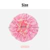 Home Double-layer Waterproof Elastic Shower Cap Sleep Cap Bath Hat Head Hair Cover