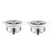 Stainless Steel Kitchen Sink Push-type Sink Drainer Leak Plug Filter Universal Pool Bounce Core