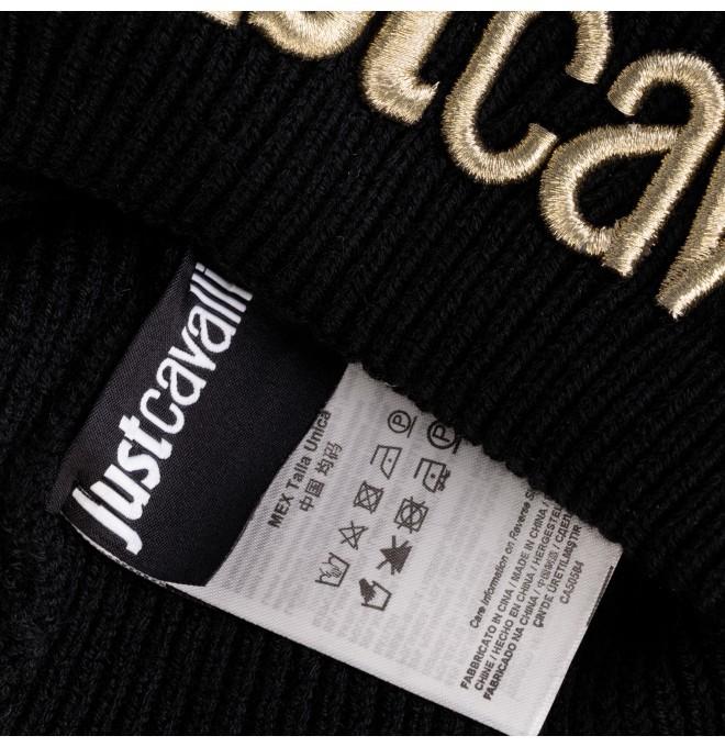 Just cavalli men's hat black / gold