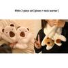 Women's Cute Plush Warm Winter Scarf & Glove Set