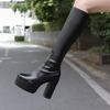 New Global Hot-selling Thick-soled Fashion Knee Boots, Autumn and Winter New Warm Super High and Thin Large Size