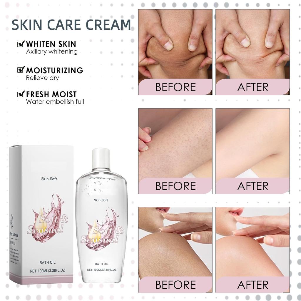 Масло для ванн для кожи So Soft - Масло для ванн для кожи So Soft - Увлажняет и увлажняет, Масло для ванн для женщин.100мл