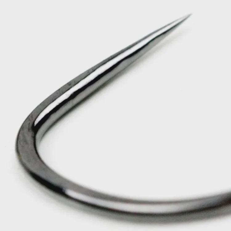 Yipinjianfeng Barbless Black Fishing Hooks - Japanese Fine-Sleeve Design