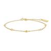 ANIA HAIE [Released On October 17th] Gold Multi-Diamond Shape Station 925 Silver Bracelet B066-03G