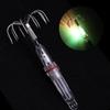 Diamond Shape LED Lure Light with Hook Bass Spoon Fishing Squid Hook Portable Fishing Flash Lamp