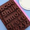 English Letter Silicone Molds Plaster Number Candle Molds Concrete Capital Letter Molds Lowercase Letters Digital Clay Mold Grey
