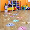 PVC Cartoon Number Grids Multicolor Flooring Decals NEW Wall Art  Gift
