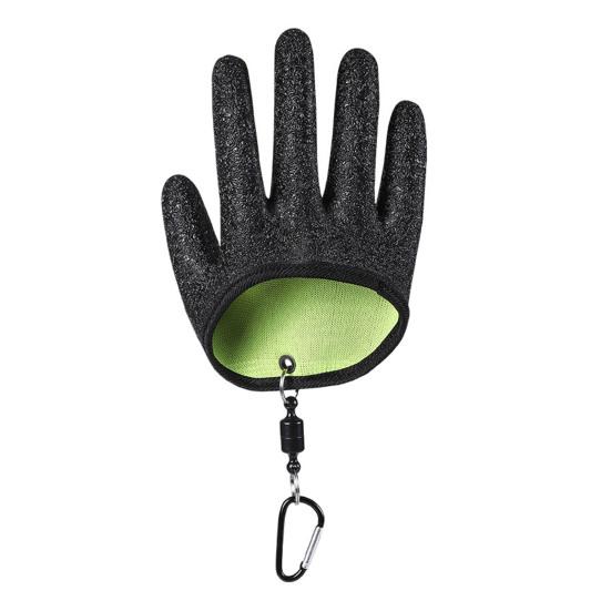 1 пара перчаток для ловли рыбы с карабином, высокопрочные противоскользящие, устойчивые к проколам рыболовные перчатки, аксессуары для рыбалки