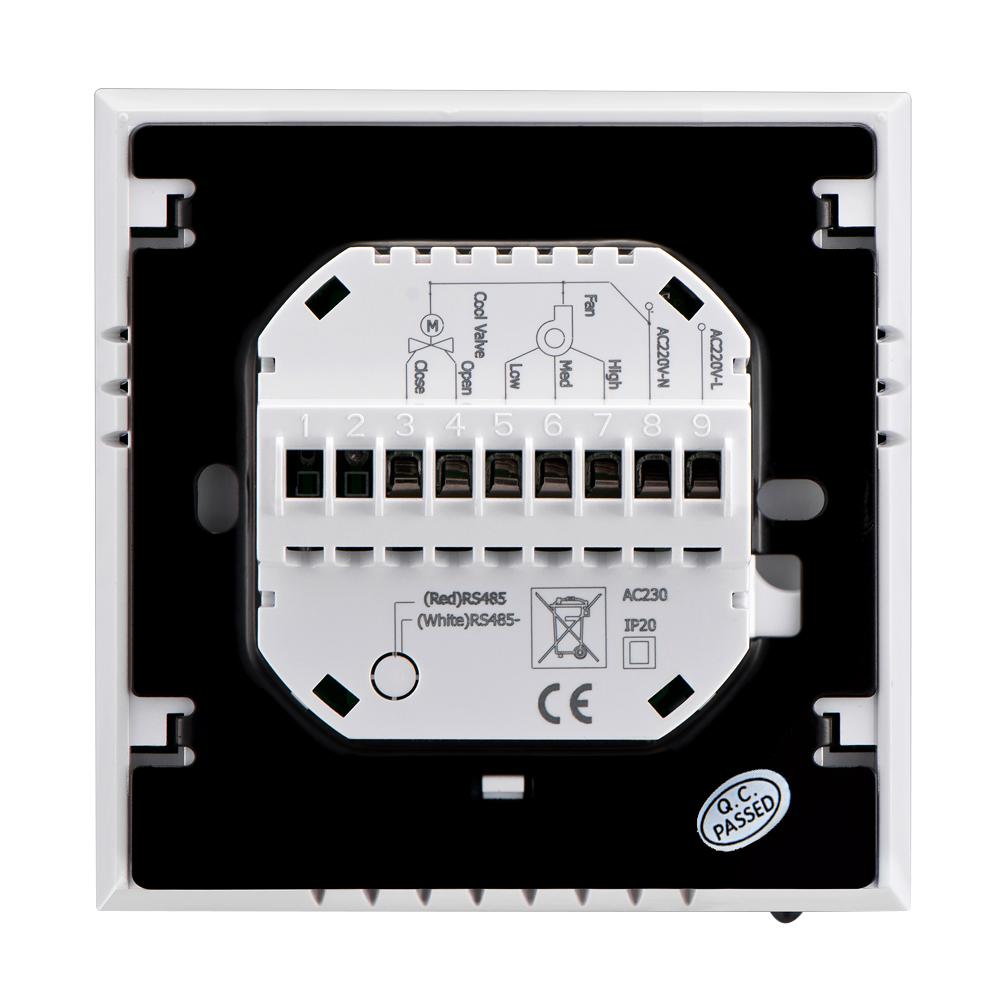 Четырехтрубный интеллектуальный комнатный термостат, цифровой программируемый регулятор температуры для воздуха
