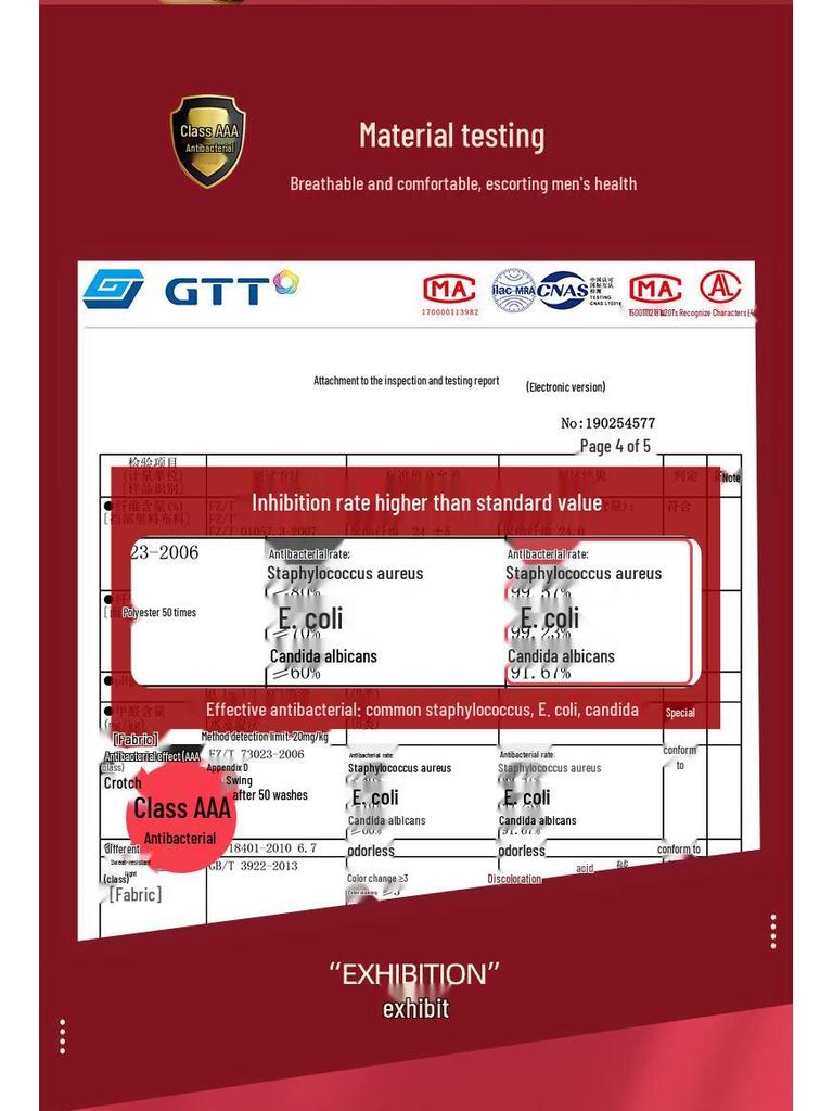 Maoren Men's Lucky Red Boxer Briefs 3-Pack Gift Set