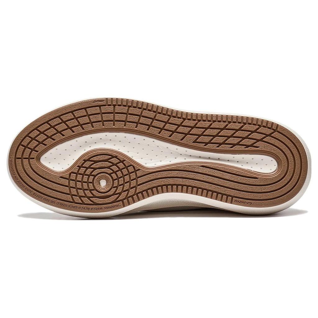 Li Ning Cloud Travel C4D Comfortable Versatile Non-Slip Wear-Resistant Low-Top Casual Shoes Men Sneakers Off-White AZGT043-4