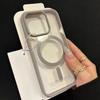 Luxury Magsafe Transparent Case For iPhone 16 15 14 13 12 11 Pro Max Plus Magnetic Wireless Charge Shockproof Soft Bumper Cover