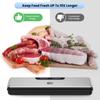 Вакуумный упаковщик 70 кПа Машины для запечатывания пищевых продуктов Автоматическая система запечатывания воздуха с 5 пакетами для хранения сухих и влажных продуктов Sous