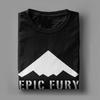 Потрясающая футболка с графикой Operation Epic Fury 2026 для унисекс, с круглым вырезом, 100% хлопок, с коротким рукавом, топ для взрослых