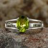 Peridot Gemstone Ring 925 Sterling Silver Solid Green Stone Fashion Statement Rings for Women's Gift Idea Gemstone Jewelry 4.8 Gms Approx