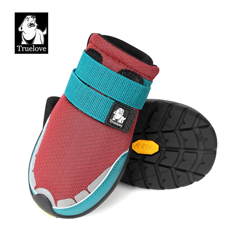 Truelove Обувь для животных Подошва Vibram Светоотражающая Прочная Противоскользящая Мягкая Сетка Нейлон Удобная Для улицы НОВИНКА 2/4 шт. Тренировочная TLS4862