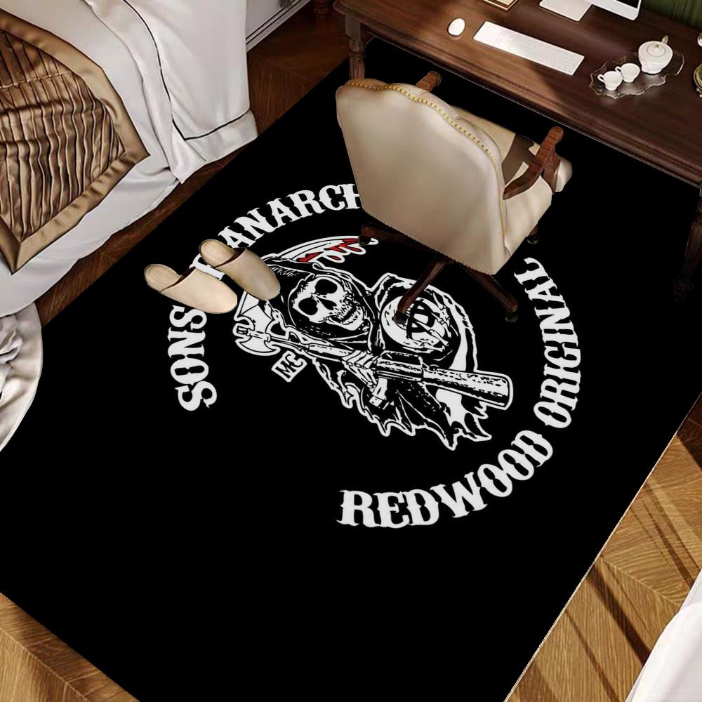Сыны Анархии Американские Коврики для Комнаты Противоскользящие Впитывающие Воду Длинный Коврик-Подушка Коврик для Спальни Приветственный Дверной Коврик