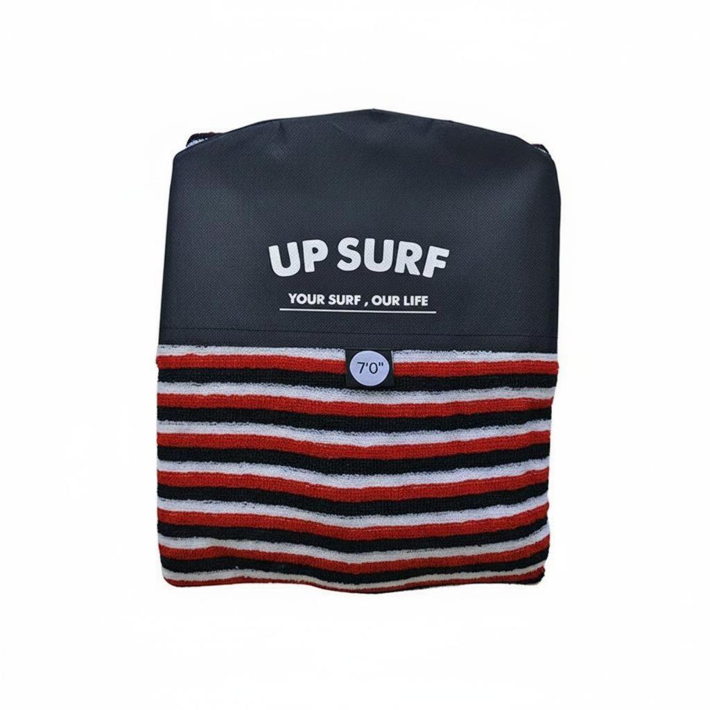 Striped Surfboard Sock Flexible Board Sleeve Cover Bag for Surfing