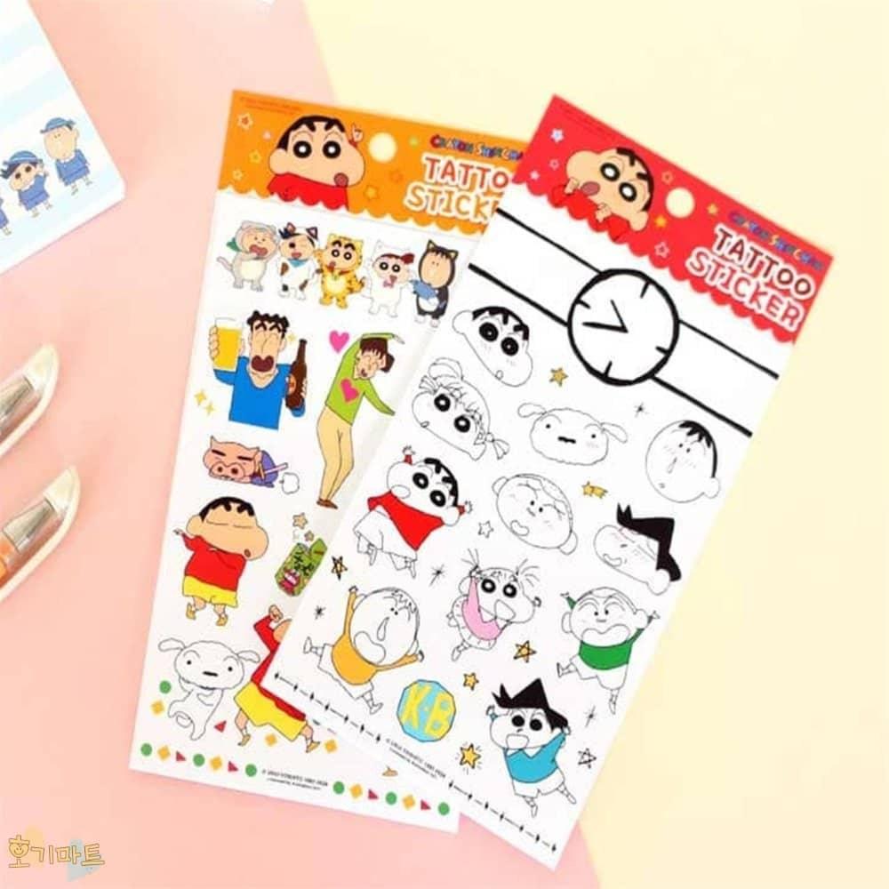 Hogimart Crayon Shin-chan Body Stickers Shin-chan Stickers Kids Tattoo Stickers 1