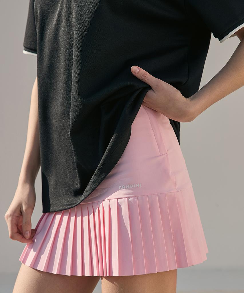 Candini Pink Pastel Pleated Skirt