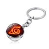 Keychain Sharingan Naruto With Glass Ball Cartoon Style For Memorabilia Anime